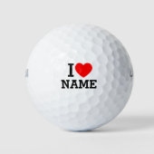 Herzname Golfball (Vorderseite)