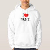 Herzname Hoodie (Vorderseite)