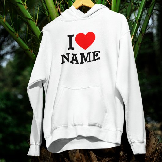 Herzname Hoodie