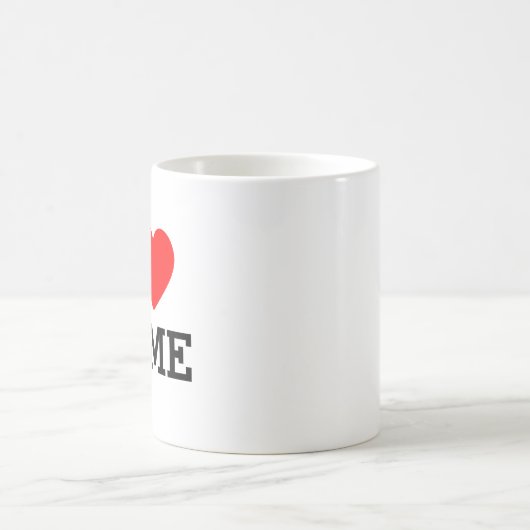 Herzname Kaffeetasse (Mittel)