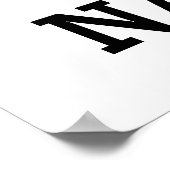 Herzname Poster (Ecke)