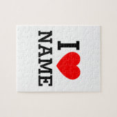 Herzname Puzzle (Horizontal)