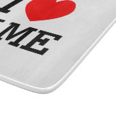 Herzname Schneidebrett (Ecke)