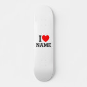 Herzname Skateboard (Vorne)