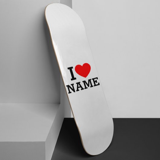 Herzname Skateboard