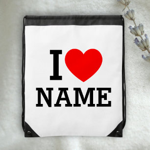 Herzname Sportbeutel