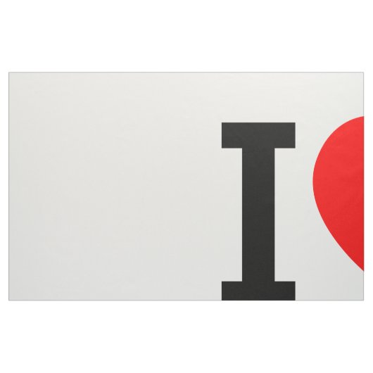 Herzname Stoff (Fat Quarter (45,7 x 55,9 cm))