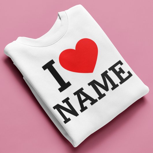 Herzname Sweatshirt