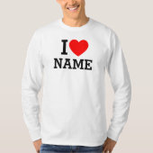 Herzname T-Shirt (Vorderseite)