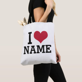 Herzname Tasche
