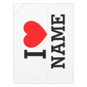 Herzname Tischdecke (Vorderseite)