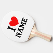 Herzname Tischtennis Schläger (Seitenansicht)
