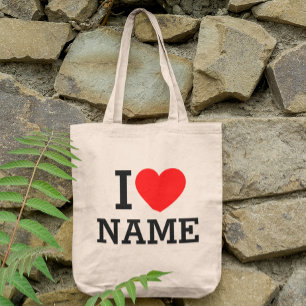 Herzname Tragetasche