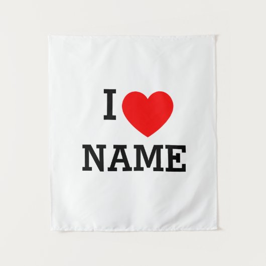 Herzname Wandteppich (Vorderseite)