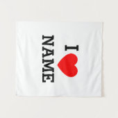 Herzname Wandteppich (Vorderseite (Horizontal))