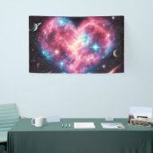 Herznebel-Raumbanner Banner (Messeveranstaltung)
