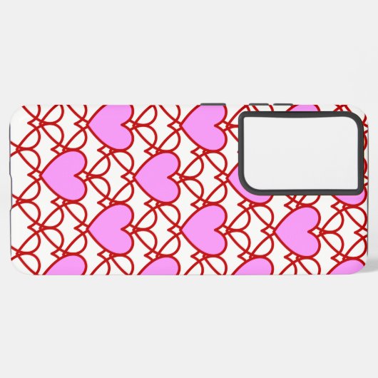 Herznetz Samsung Galaxy Hülle (Linke Seite)