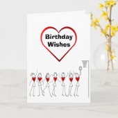 Herznetzballpositionen Geburtstag Karte (Gelbe Blume)