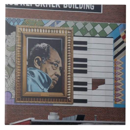 Herzog Ellington Wall Mural, iconic Fliese (Vorderseite)
