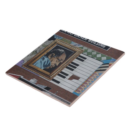 Herzog Ellington Wall Mural, iconic Fliese (Seite)