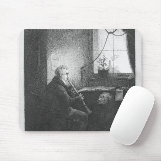 Herzog Esterhazy Playing der Clarinet, 1809 Mousepad (Mit Mouse)