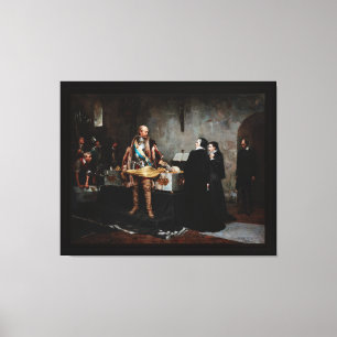Herzog Karl Insulting the Corpse of Klaus Fleming Leinwanddruck