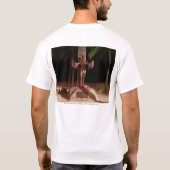 Herzog Statue in Waikiki an Waikiki Strand T-Shirt (Rückseite)