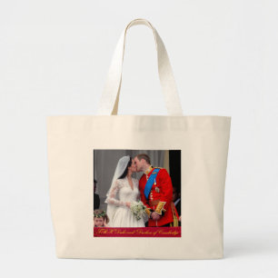 Herzog und Herzogin von Cambridge Royal Wedding Jumbo Stoffbeutel