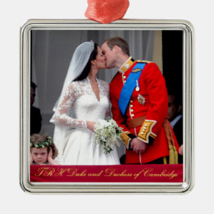 Herzog und Herzogin von Cambridge Royal Wedding Ornament Aus Metall
