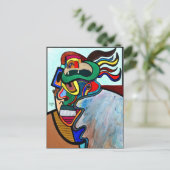 "Herzog von Dane" von Ruchell Alexander Postkarte (Stehend Vorderseite)