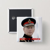 Herzog von Edinburgh Button (Vorne & Hinten)
