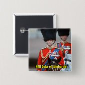 Herzog von Edinburgh Button (Vorne & Hinten)