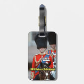 Herzog von Edinburgh Gepäckanhänger (Rückseite vertikal)