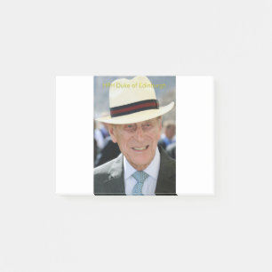 Herzog von Edinburgh - Prinz Philip Post-it Klebezettel