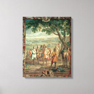Herzog von Marlborough am Fall von Lille im Leinwanddruck