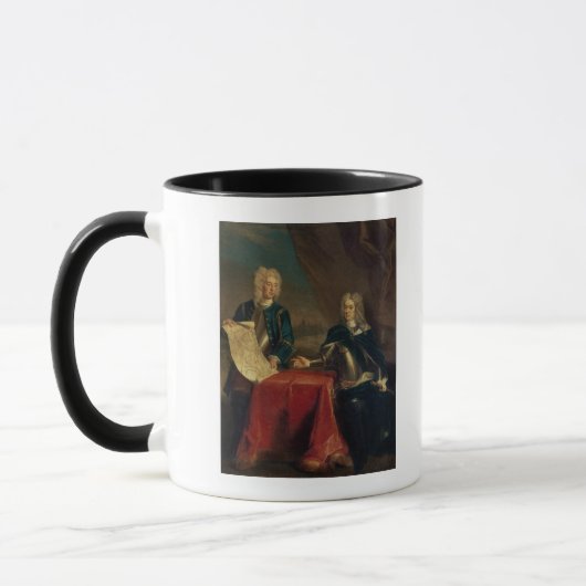 Herzog von Marlborough Pläne besprechend Tasse (Links)