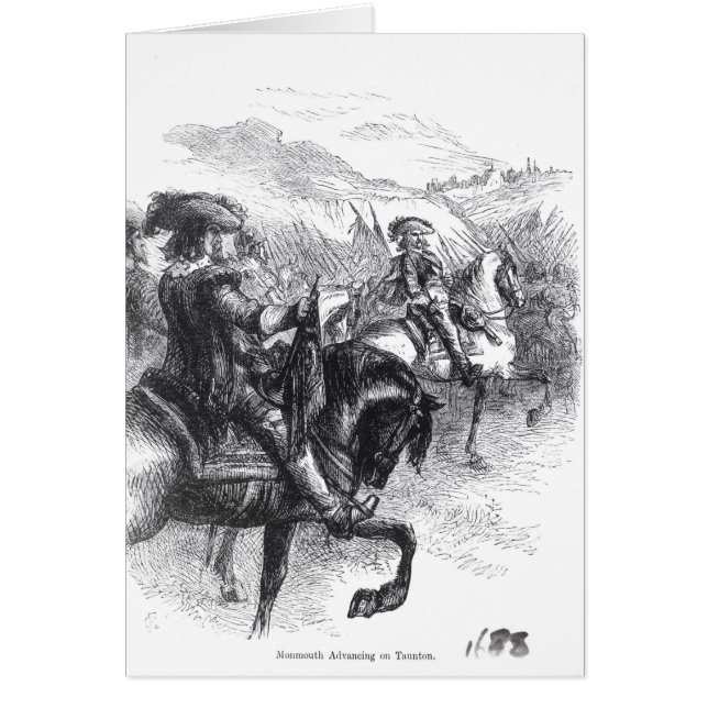 Herzog von Monmouth voranbringend auf Taunton (Vorne)