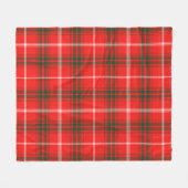 Herzog von Rothesay Kariert Fleecedecke (Vorderseite (Horizontal))