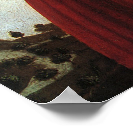 Herzog von Urbino, Federico da Montefeltro Poster (Ecke)