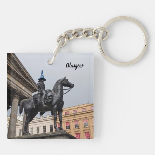 Herzog von Wellington Statue, Akryllischer Schlüss Schlüsselanhänger (Rückseite)