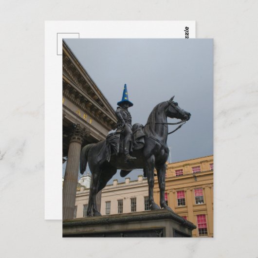 Herzog von Wellington Statue, Glasgow Postcard Postkarte (Vorne/Hinten)