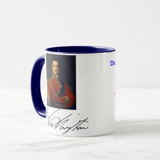 Herzog von Wellington* Tasse (Vorderseite Links)