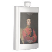 Herzog von Wellington Waterloo Flachmann (Rechts)