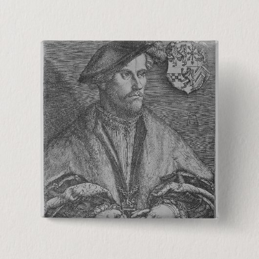 Herzog Wilhelm V von Cleve, 1540 Button (Vorderseite)