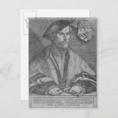 Herzog Wilhelm V von Cleve, 1540 Postkarte (Vorne/Hinten)