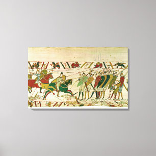 Herzog William Exhorts seine Truppen Leinwanddruck