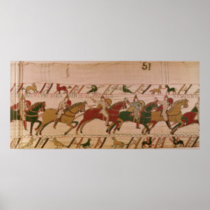 Herzog William Exhorts seine Truppen Poster