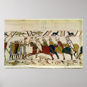 Herzog William Exhorts seine Truppen Poster