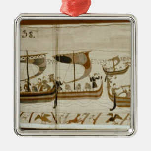 Herzog William und sein Flottenkreuz Pevensey Silbernes Ornament