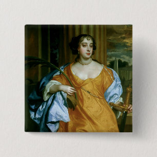 Herzogin Barbara-Villiers von Cleveland Button